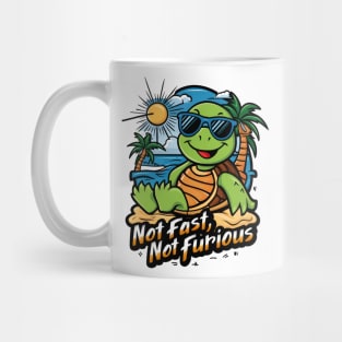 "Chill Turtle: Slow and Steady Vibes" Mug